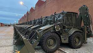 Foto - Türkiye’den İspanya’ya zırhlı iş makinası ihracatı! Türkiye'yi yine seçti