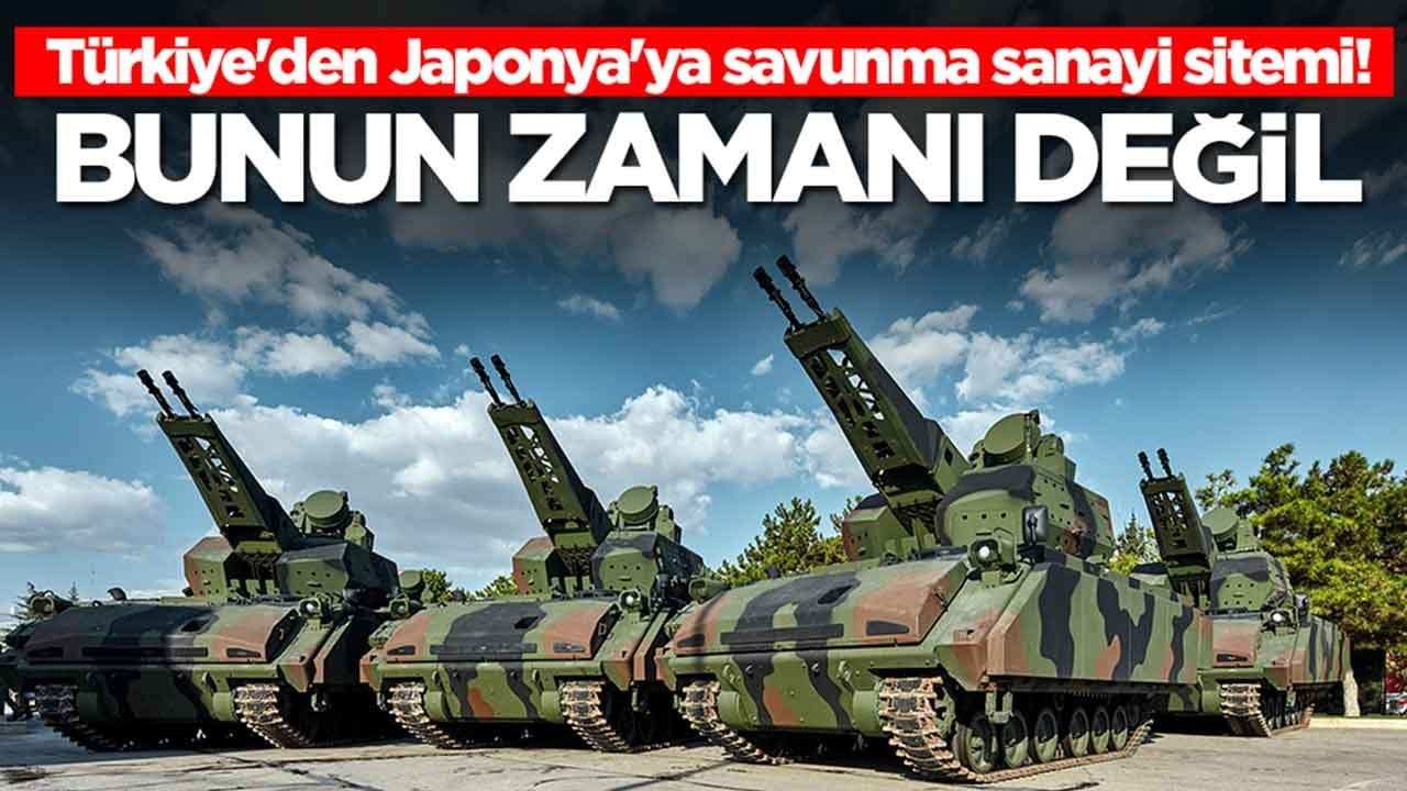 Türkiye'den Japonya'ya savunma sanayi sitemi: Bunun zamanı değil