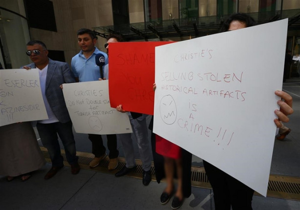 Foto - Türkiye'den kaçırılan eser ABD'de 14,5 milyon dolara satıldı!