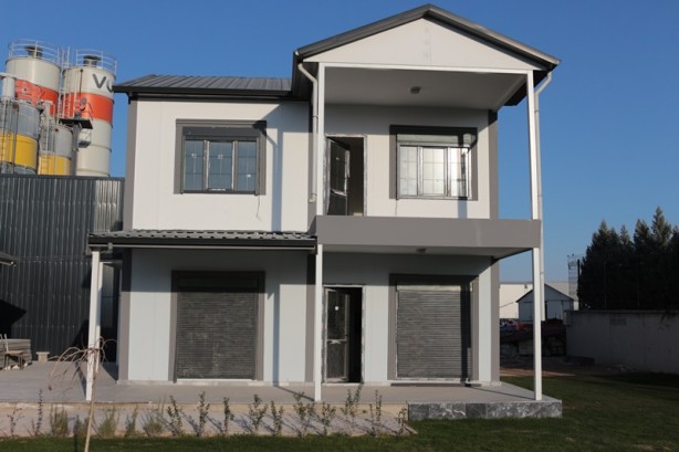 Foto - Türkiye'den kasırganın etkili olduğu ABD'ye "çelik ev" ihracatı