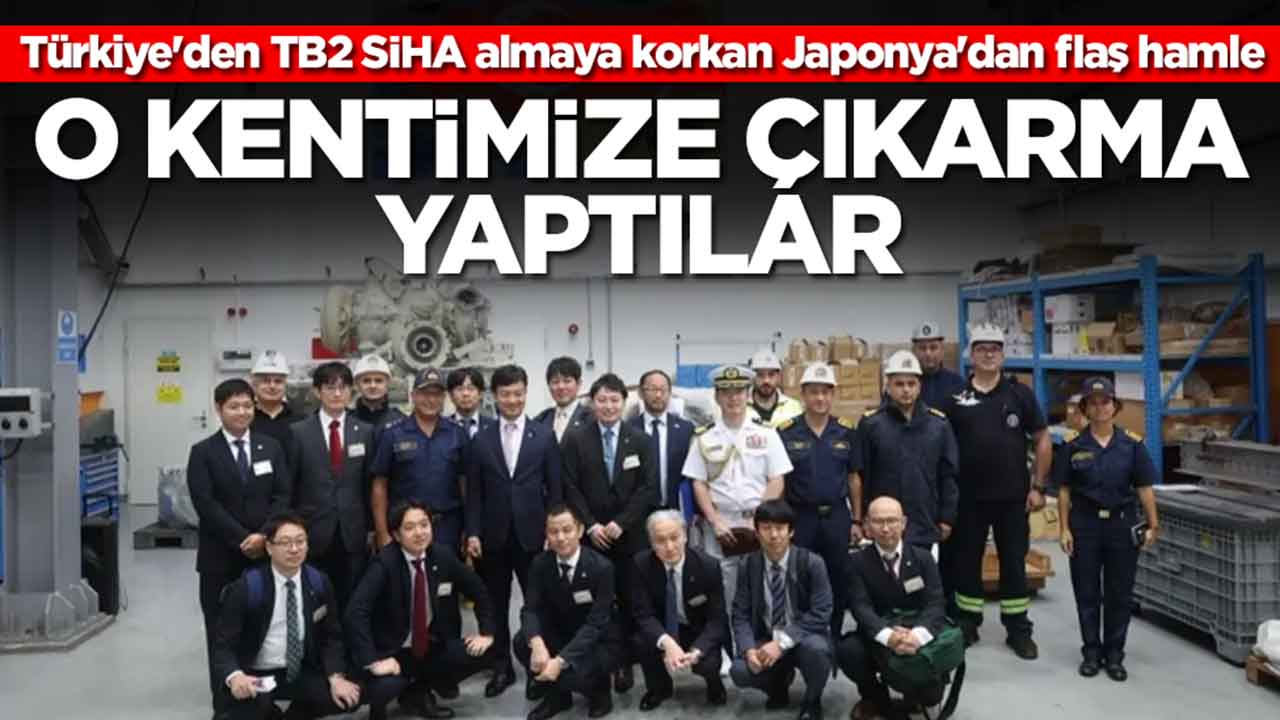 Türkiye'den TB2 SİHA almaya korkan Japonya'dan flaş hamle: O kentimize çıkarma yaptılar