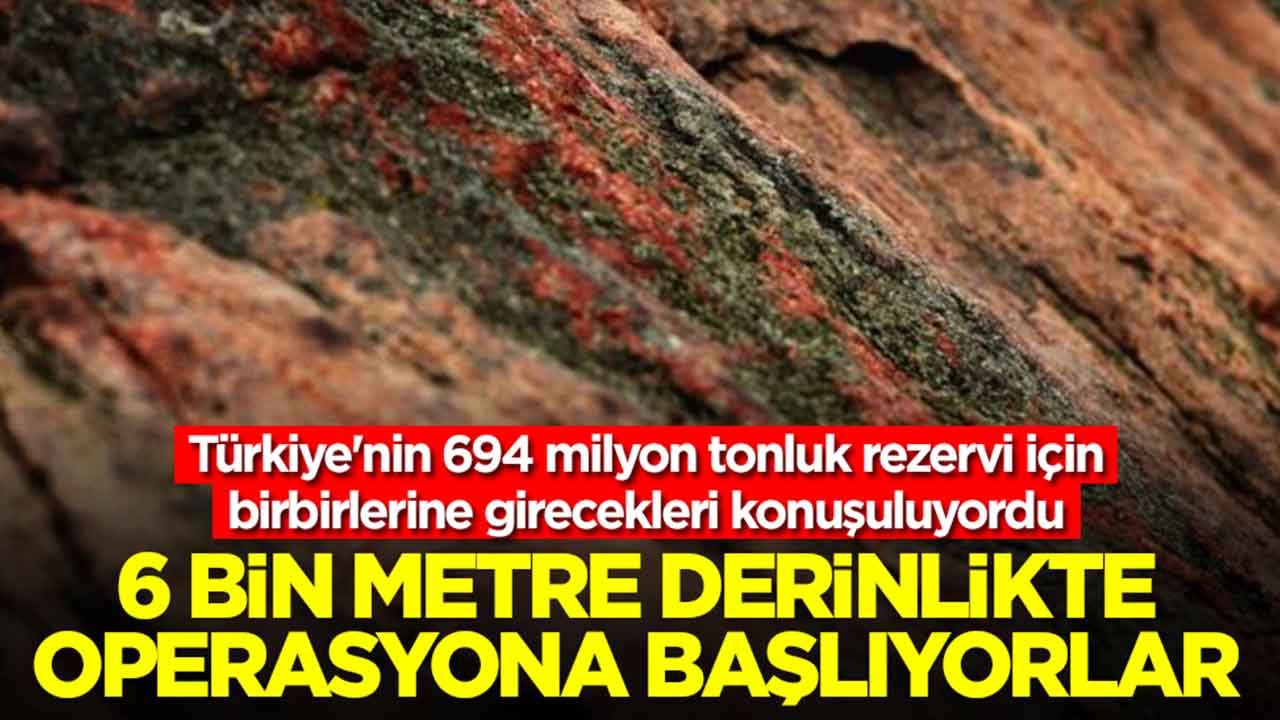 Türkiye'nin 694 milyon tonluk rezervi için birbirlerine girecekleri konuşuluyordu: Operasyona başlıyorlar