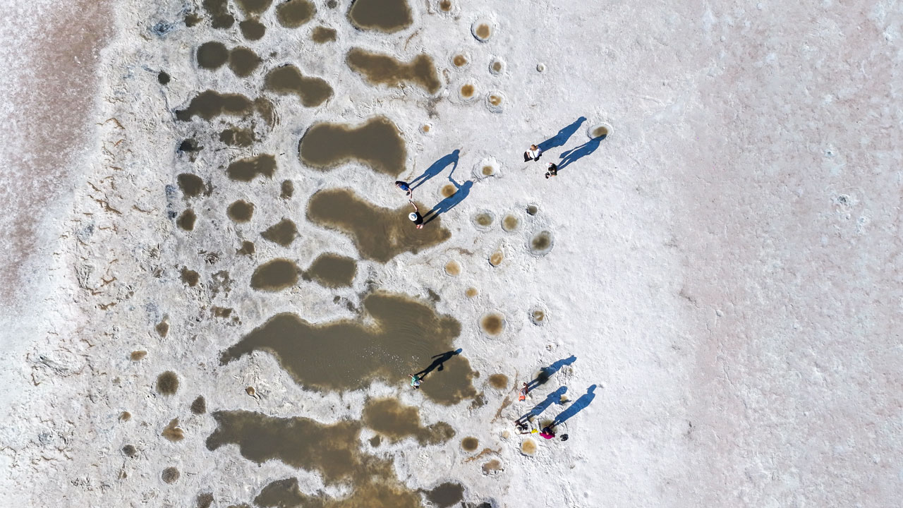 Foto - Türkiye’nin beyaz ve pembe harikası! Tuz Gölü’nde görsel şölen başladı