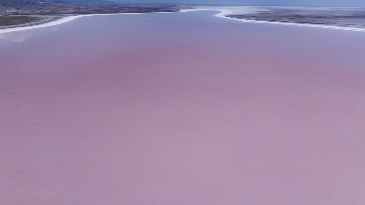 Türkiye’nin beyaz ve pembe harikası! Tuz Gölü’nde görsel şölen başladı