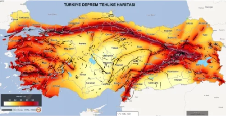 Foto - Türkiye'nin deprem risk haritası