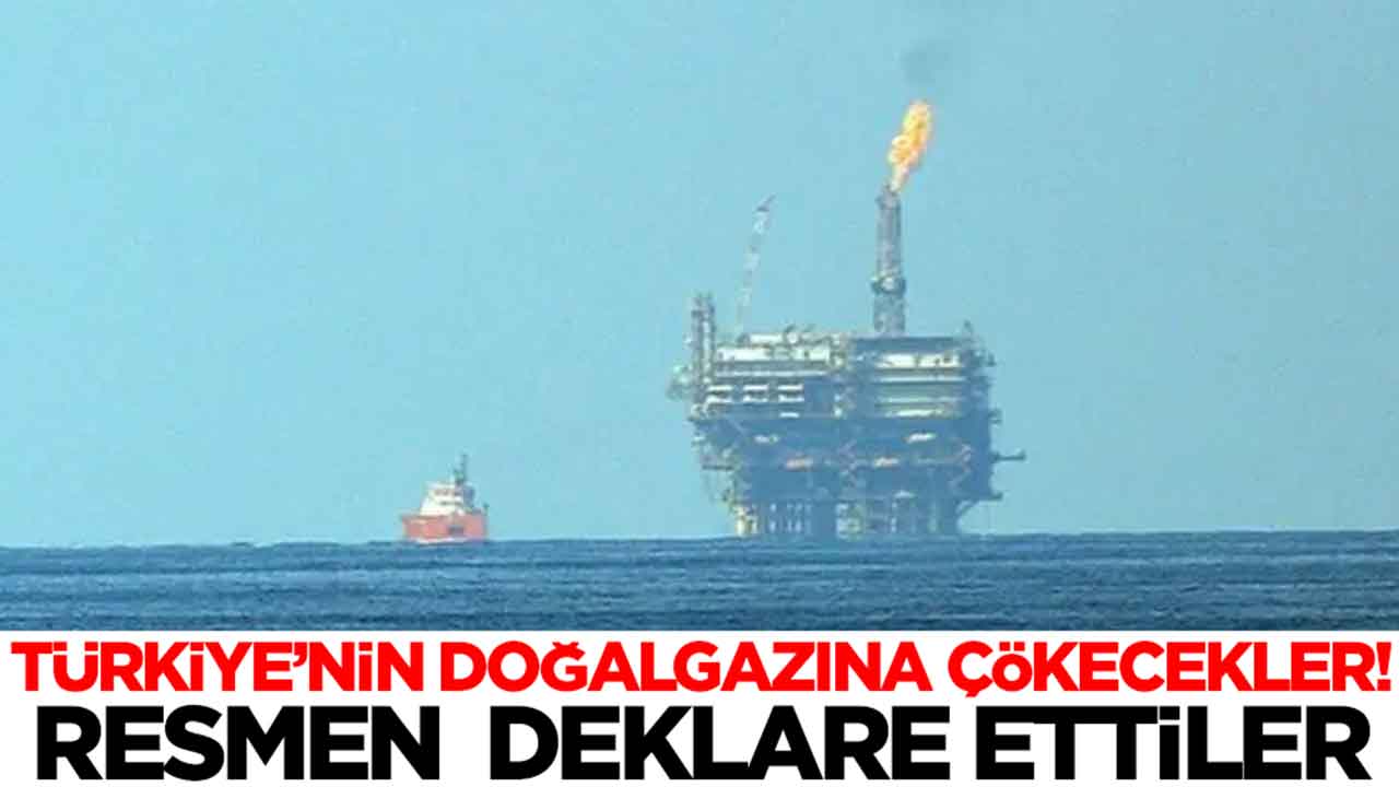 Türkiye’nin doğalgazına çökecekler: Resmen deklare ettiler