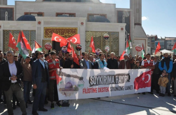 Foto - Türkiye’nin dört bir yanından Filistin’e destek O iller ayağa kalktı