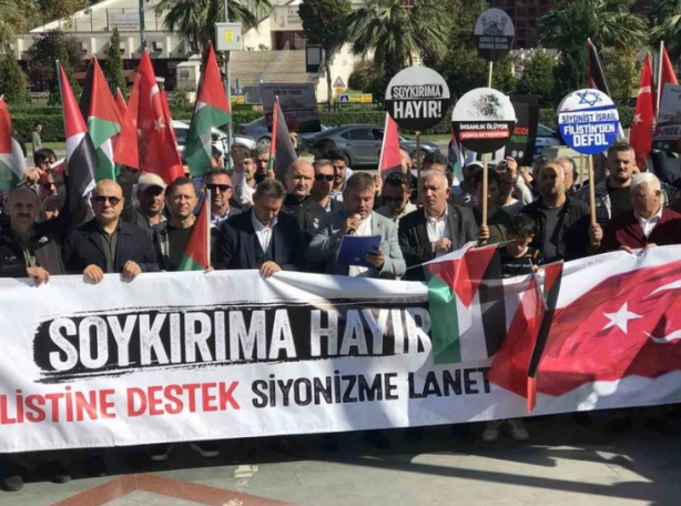 Foto - Türkiye’nin dört bir yanından Filistin’e destek O iller ayağa kalktı