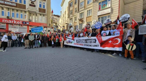 Foto - Türkiye’nin dört bir yanından Filistin’e destek O iller ayağa kalktı