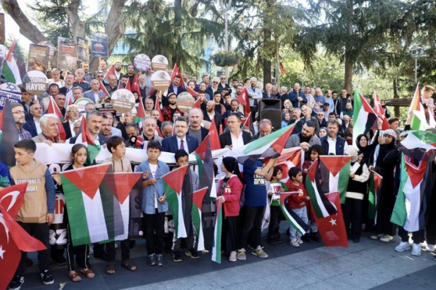 Foto - Türkiye’nin dört bir yanından Filistin’e destek O iller ayağa kalktı