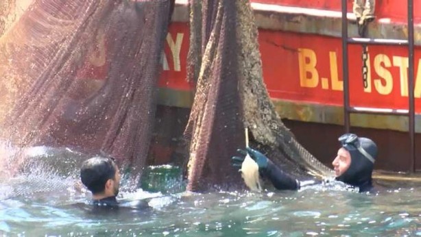 Foto - Türkiye'nin en büyüğü! 'Hayalet' denizden çıkarıldı