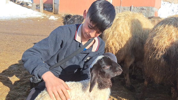 Foto - Türkiye'nin en yüksek rakımlı köyünde zorlu mesai