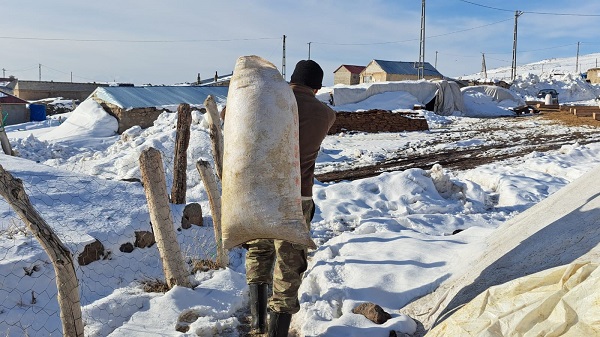 Foto - Türkiye'nin en yüksek rakımlı köyünde zorlu mesai
