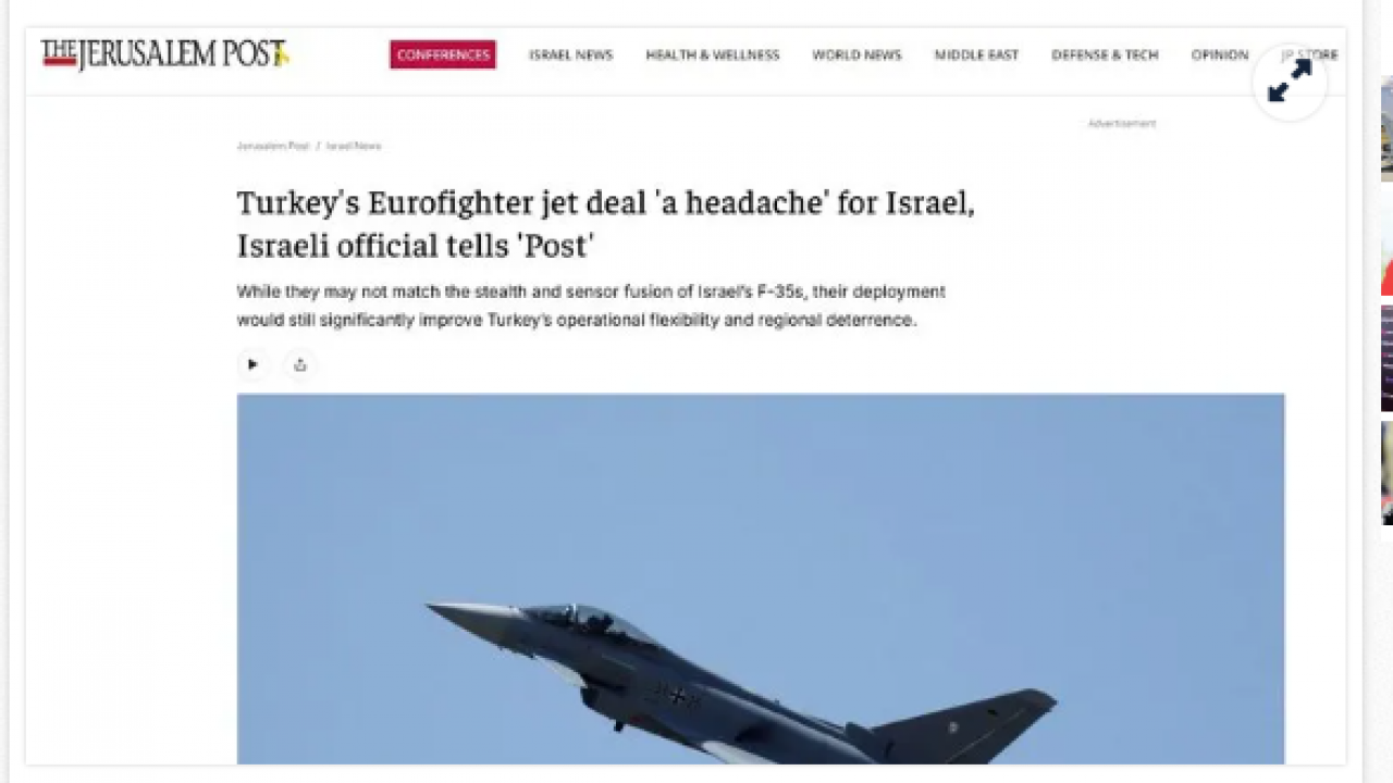 Foto - 'Türkiye'nin Eurofighter alması bizim için baş ağrısına sebep olacak'