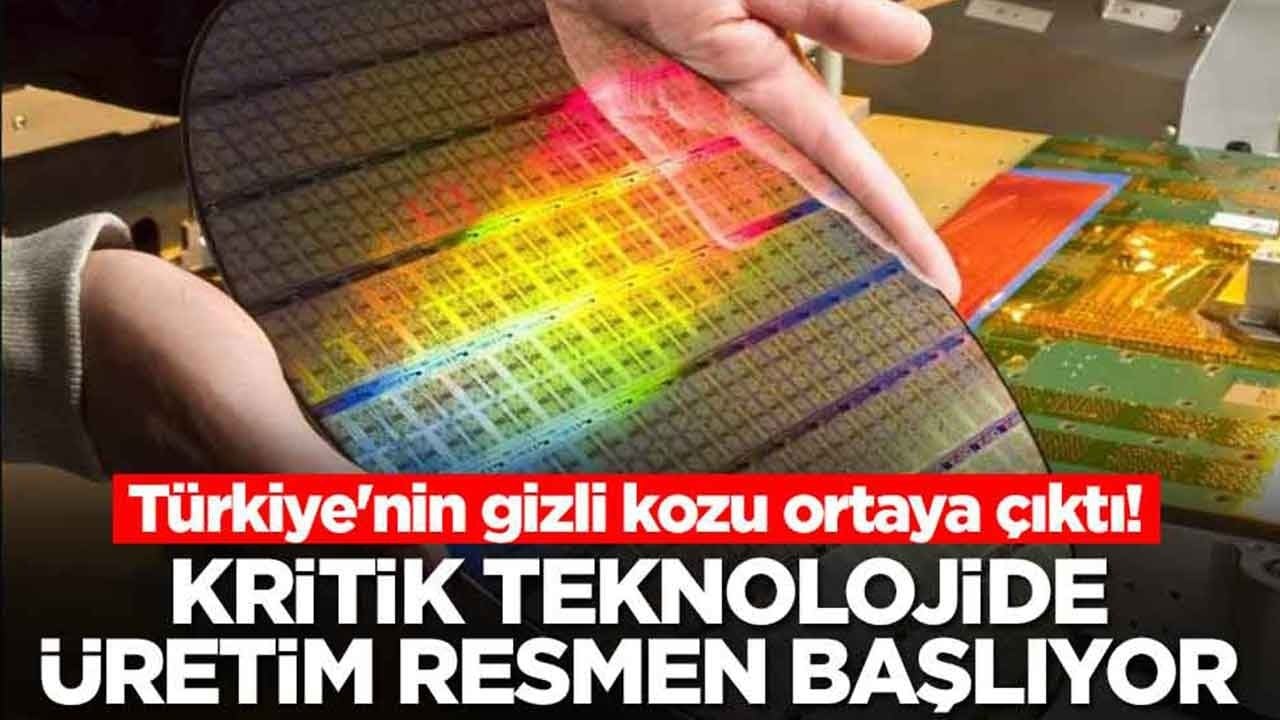 Türkiye'nin gizli kozu ortaya çıktı: Kritik teknolojide üretim başlıyor