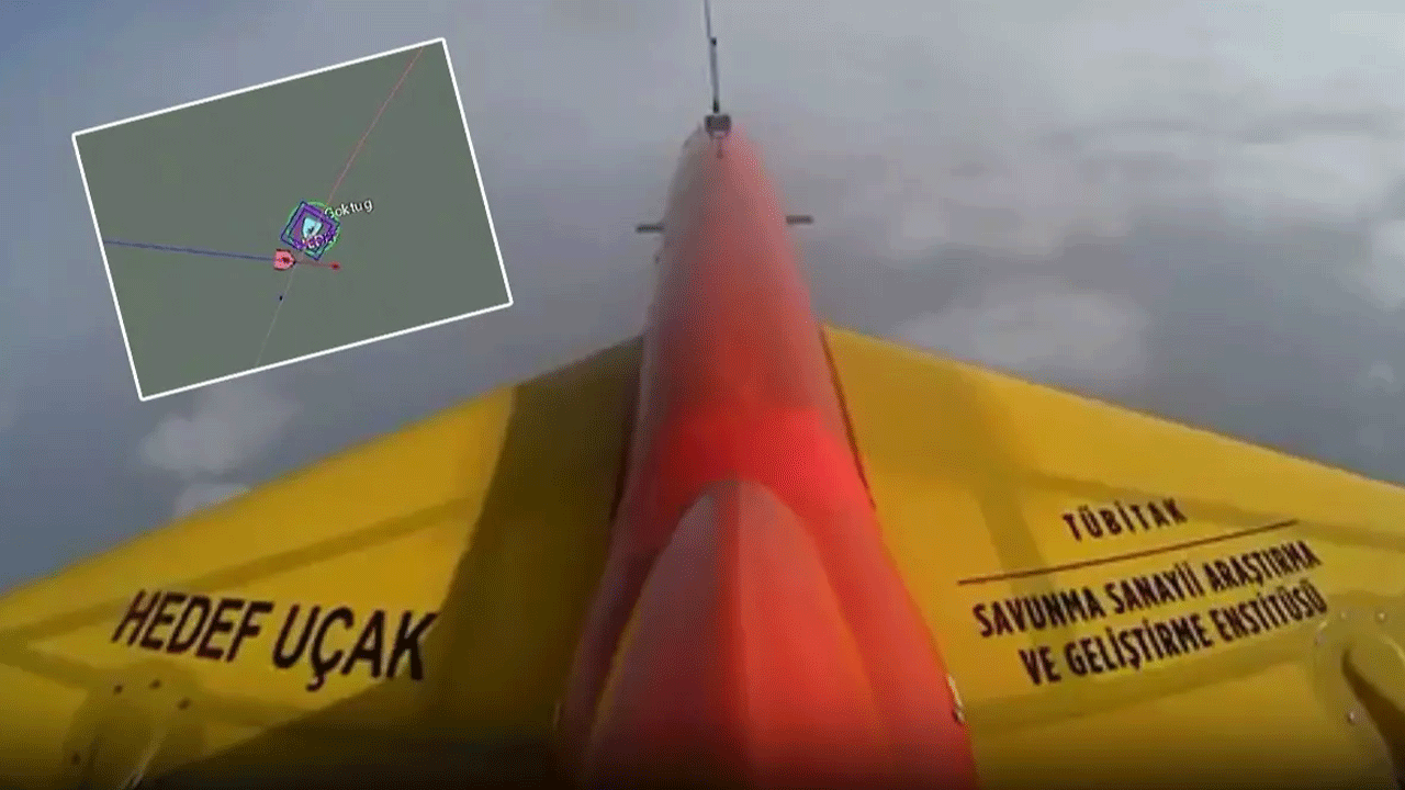 Foto - Türkiye'nin GÖKDOĞAN füzesi uçağı düşürdü