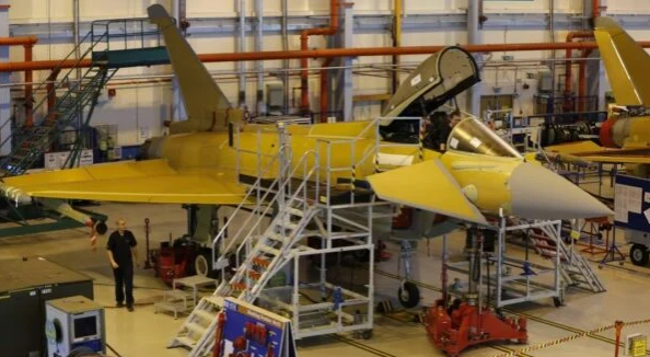 Foto - Türkiye'nin ilgilendiği Eurofighter Typhoon'lar nasıl üretiliyor? Yolumuza taş koyan Almanların projedeki gücü ortaya çıktı