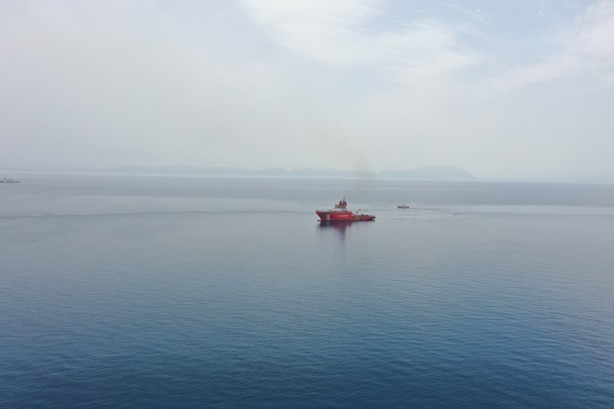 Foto - Türkiye'nin ilk acil müdahale gemisi! Nene Hatun Muğla'ya ulaştı