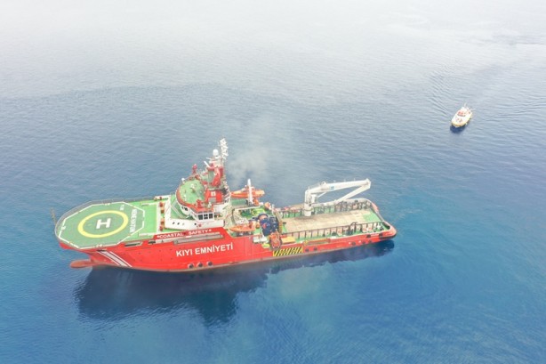 Foto - Türkiye'nin ilk acil müdahale gemisi! Nene Hatun Muğla'ya ulaştı
