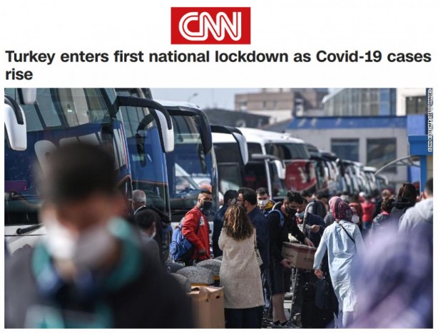 Foto - Türkiye'nin ilk tam kapanmasını dünya böyle gördü