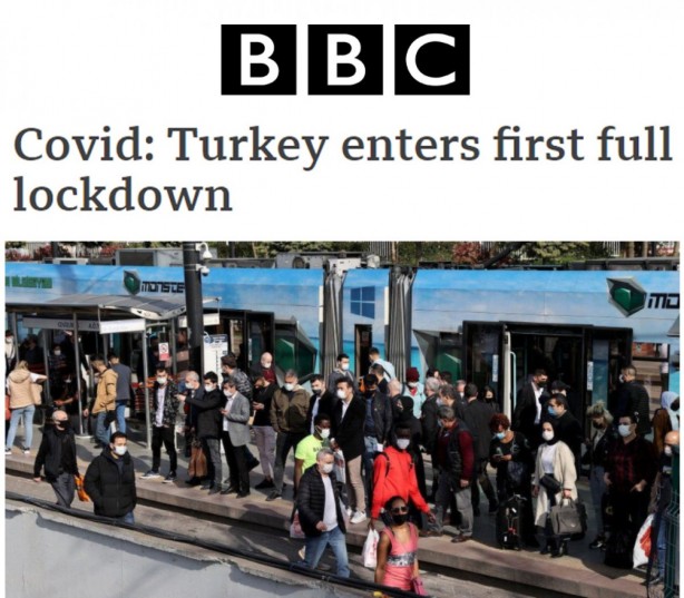 Foto - Türkiye'nin ilk tam kapanmasını dünya böyle gördü