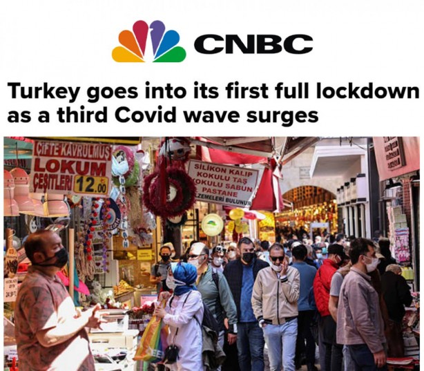 Foto - Türkiye'nin ilk tam kapanmasını dünya böyle gördü