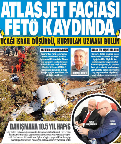 Foto - Türkiye’nin İsrail ile Toryum savaşı! İsrail’e maalesef böyle yenildik Uçak kazasında 57 yolcu ölmüştü altından Yine Fetö yine İsrail çıktı