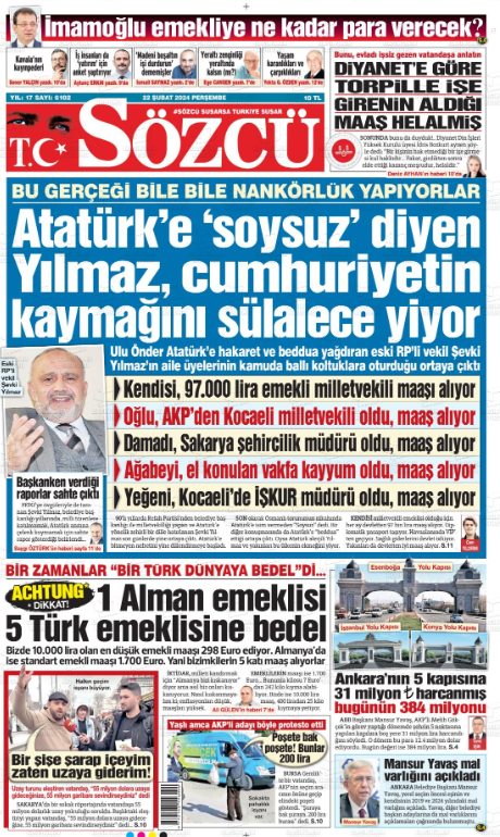 Foto - Türkiye’nin Milli Muharip Uçağı KAAN kimleri sevindirdi kimleri üzdü! Hangi gazete nasıl gördü ya da görmedi.