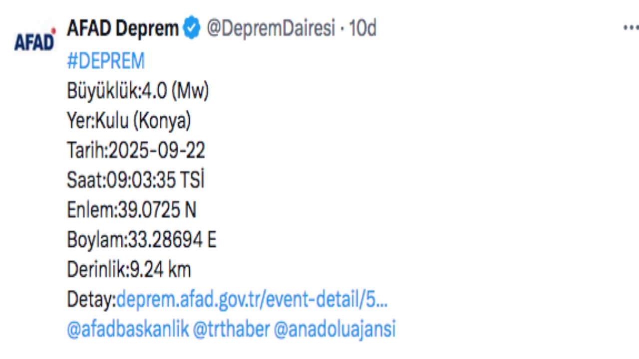 Foto - Türkiye’nin neredeyse hiç sallanmayan ili de sallandı! O şehrimizdeki deprem büyük paniğe yol açtı