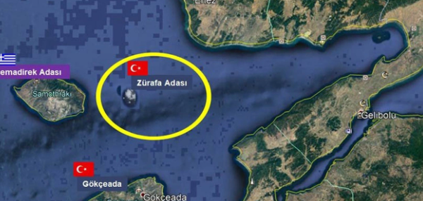 Foto - Türkiye'nin olan ve altından petrol fışkıran 9 metrekarelik adayı sahiplendiler: Ada bizim toprağımız