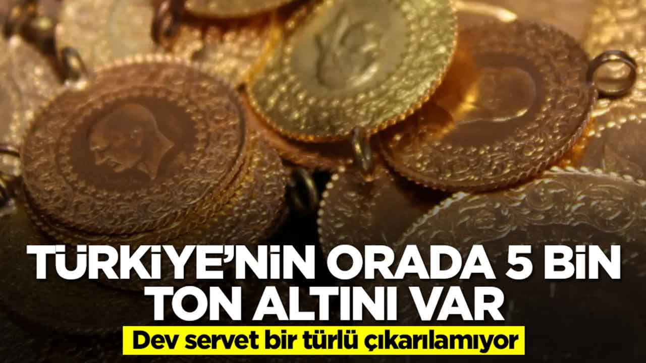 Türkiye'nin orada 5 bin ton altını var: Dev servet bir türlü çıkarılamıyor