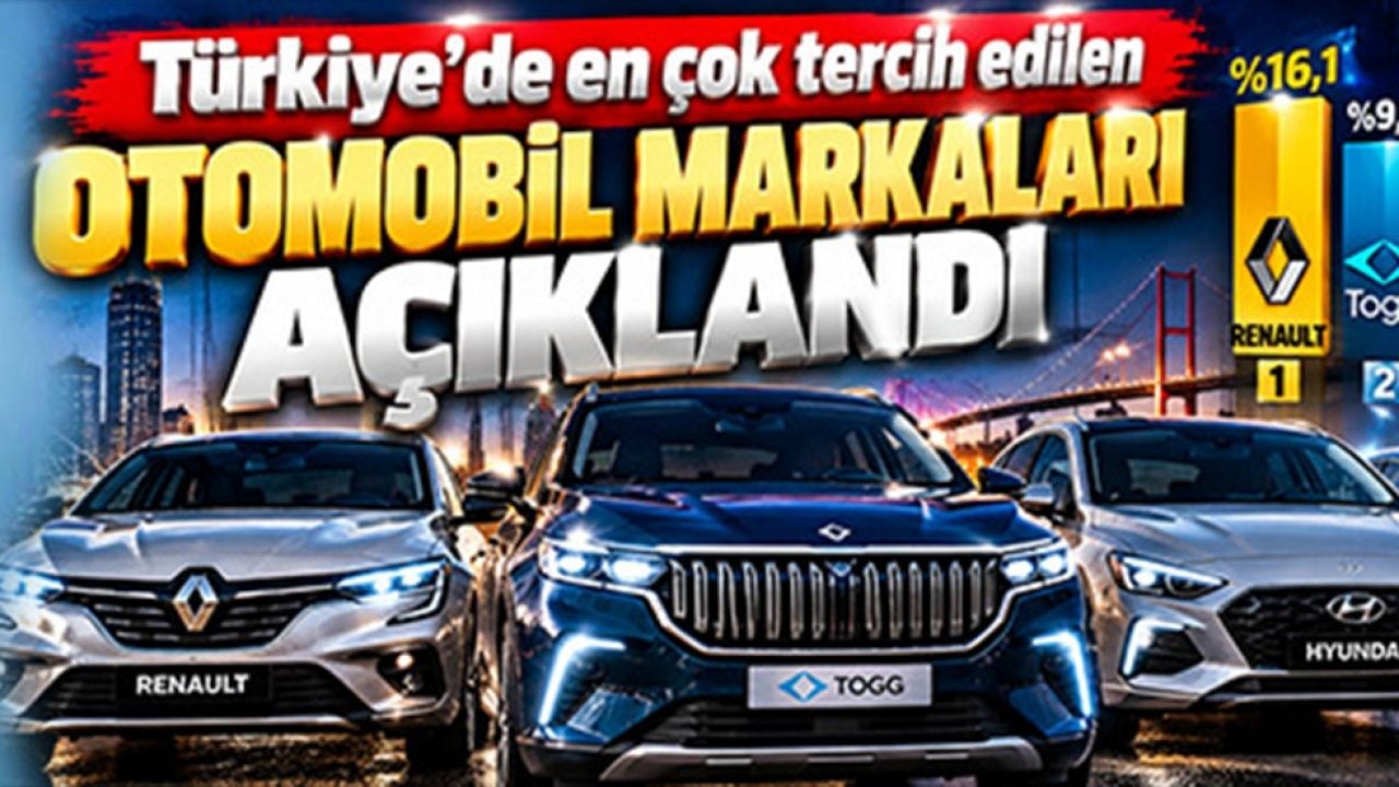 Türkiye’nin otomobil tercihi belli oldu! Togg zirve yarışında: İşte en çok tercih edilen markalar
