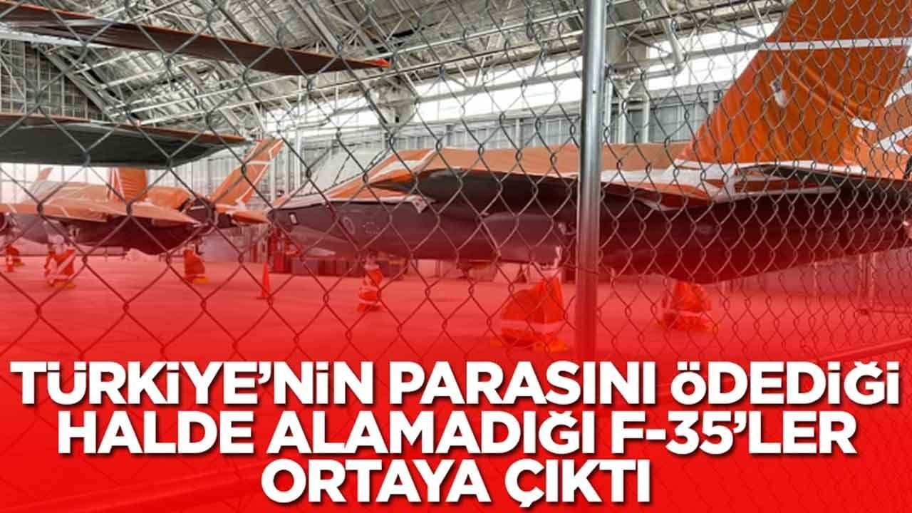 Türkiye'nin parasını ödediği halde alamadığı F-35'ler ortaya çıktı: S-400'leri körü körüne bahane ettiler