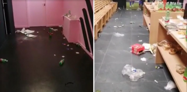 Foto - Türkiye'nin rakibi İtalya'nın soyunma odasında skandal görüntüler! Açıklama geldi