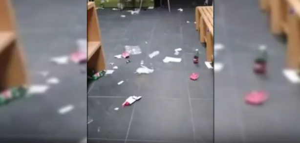 Foto - Türkiye'nin rakibi İtalya'nın soyunma odasında skandal görüntüler! Açıklama geldi