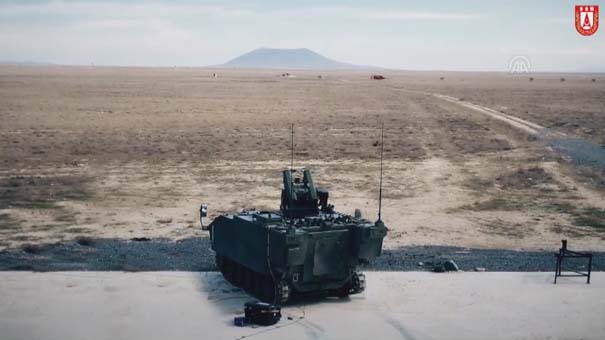 Türkiye'nin tank avcısı milli füzeyle vurdu