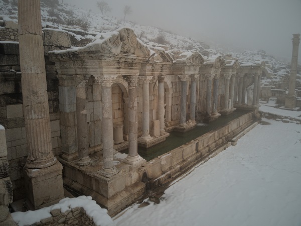 Foto - Türkiye'nin tarihi güzelliği beyaza büründü! Aristokratlar şehri Sagalassos