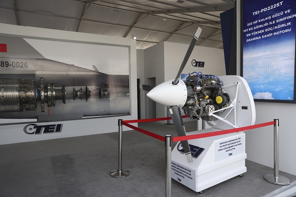 Türkiye'nin yeni İHA motoru TEKNOFEST'te!