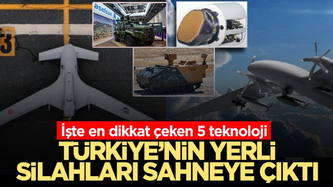 Türkiye’nin yerli silahları sahneye çıktı! İşte en dikkat çeken 5 teknoloji