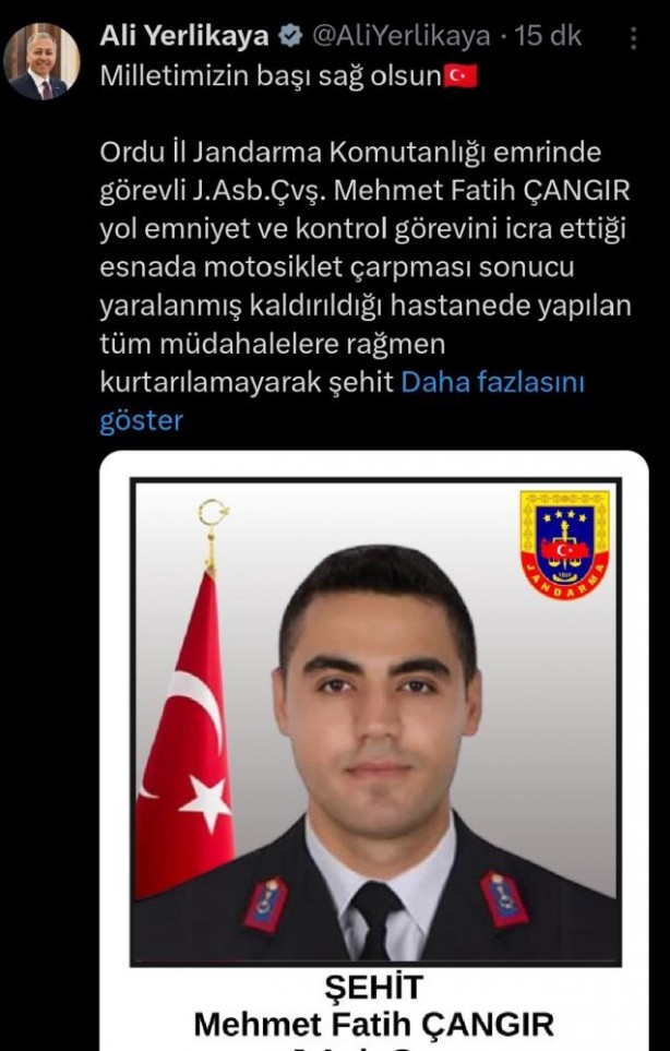 Foto - Türkiye'nin yüreğine ateş düştü! Ordu'dan şehit haberi