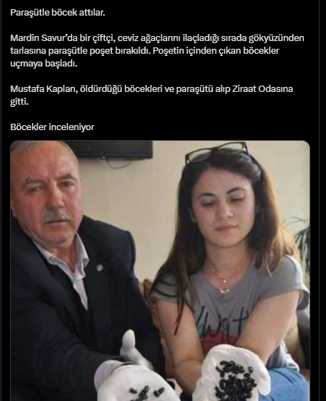 Foto - Türkiye'ye biyolojik saldırı mı yapılıyor? 'Gökyüzünden bir poşet dolusu atıldı'
