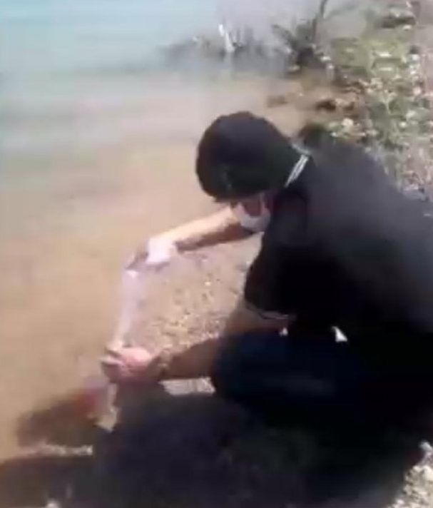 Türkiye'ye biyolojik saldırı şüphesi! Esrarengiz ABD'li göle kırmızı balık bırakırken yakalandı 