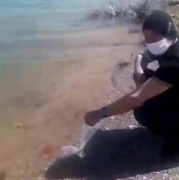 Foto - Türkiye'ye biyolojik saldırı şüphesi! Esrarengiz ABD'li göle kırmızı balık bırakırken yakalandı 