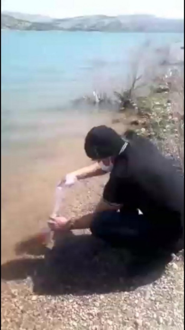 Foto - Türkiye'ye biyolojik saldırı şüphesi! Esrarengiz ABD'li göle kırmızı balık bırakırken yakalandı 