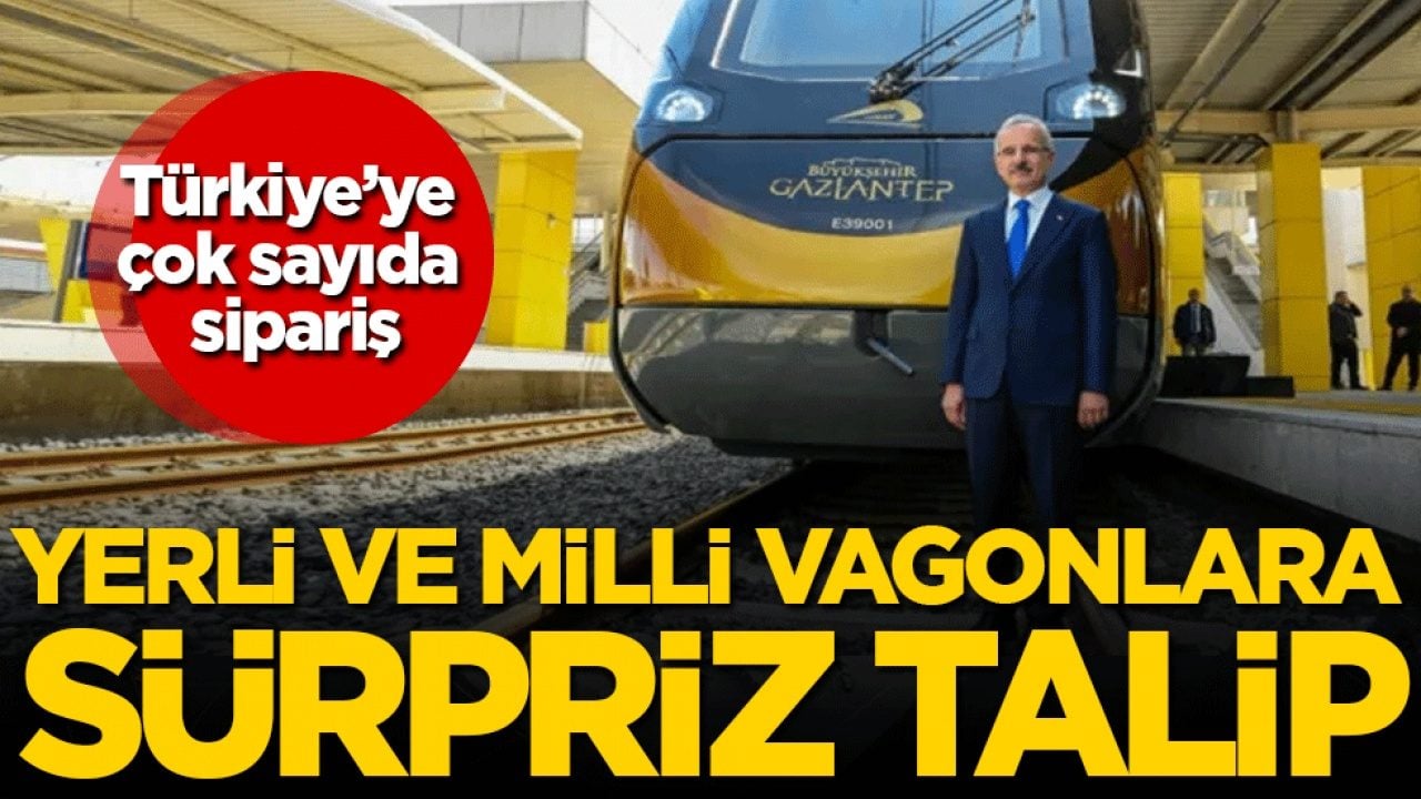 Türkiye’ye çok sayıda sipariş: Yerli ve milli vagonlara sürpriz talip