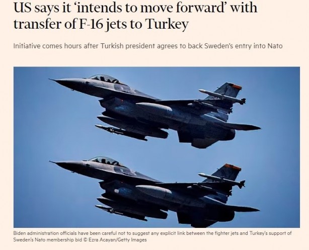 Foto - Türkiye'ye F-16 transferini istemeyenlere soğuk duş! 