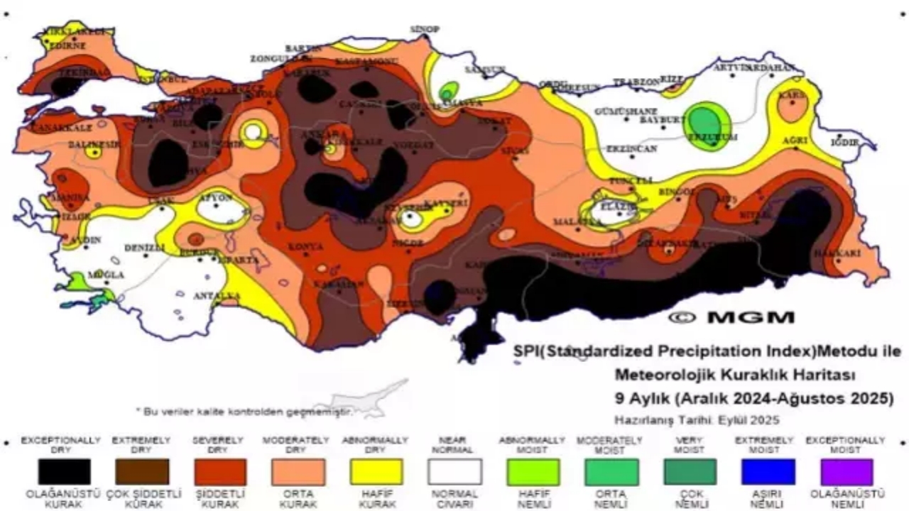 Foto - Türkiye’yi kara kara düşündürecek harita! Hava durumu falan değil! Her geçen gün daha da kötüye gidiyor