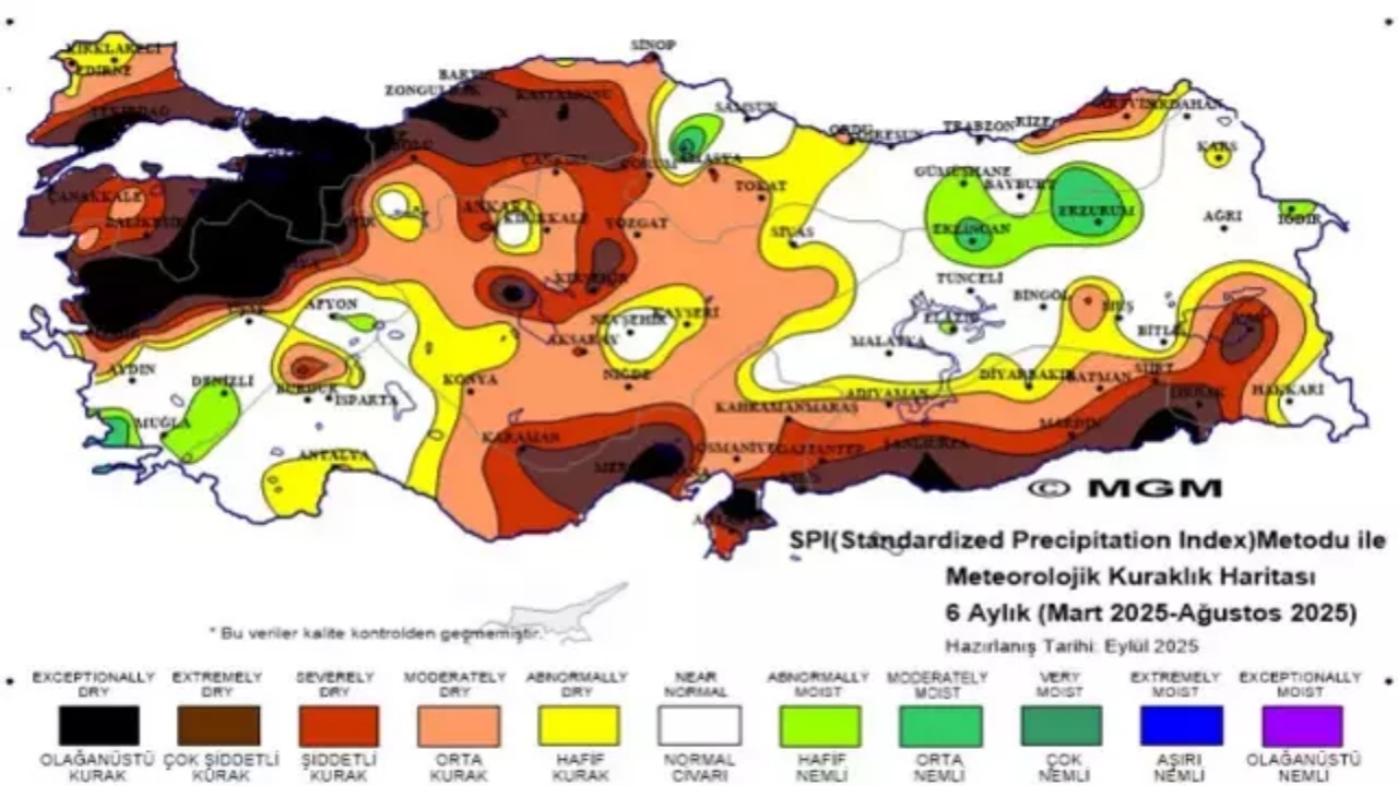 Foto - Türkiye’yi kara kara düşündürecek harita! Hava durumu falan değil! Her geçen gün daha da kötüye gidiyor