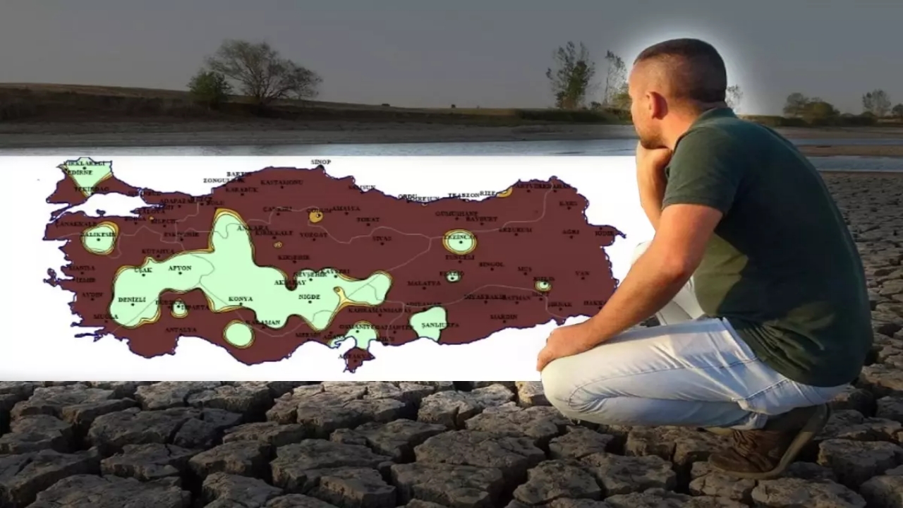 Türkiye’yi kara kara düşündürecek harita! Hava durumu falan değil! Her geçen gün daha da kötüye gidiyor