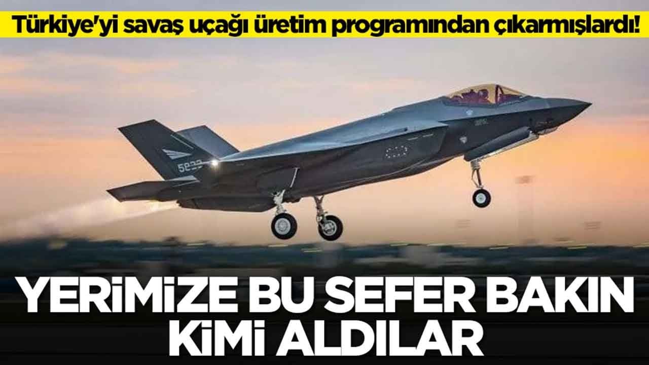 Türkiye'yi savaş uçağı üretim programından çıkarmışlardı: Yerimize bu sefer bakın kimi aldılar